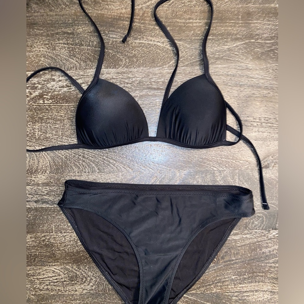 Aerie Black Bikini Size Small